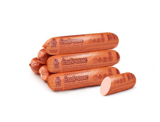 Creamy sausages